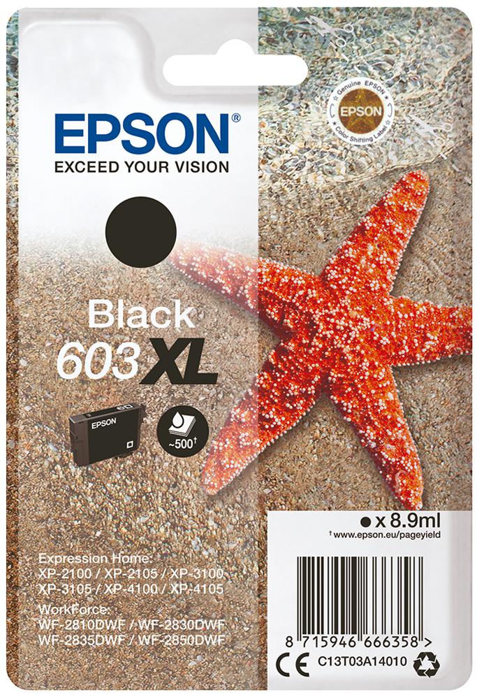 Epson C13T03A14010 Ink Cartridge, T03A1, Black Xl, Epson