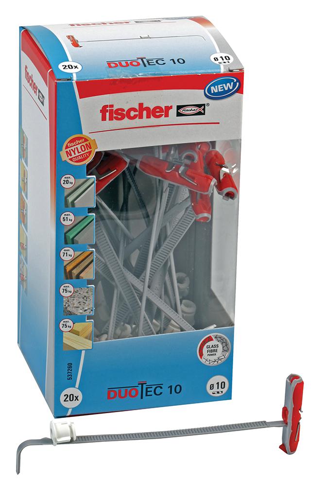 Fischer Fixings 537260 Duotec Plasterboard Fixing (Pk20)