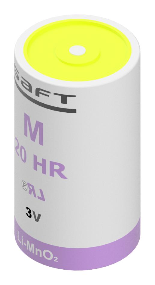 Saft M20Hr Batt, Lithium Manganese Dioxide, 11.5Ah