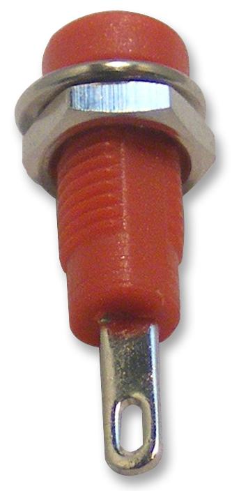 Multicomp 24.102.1 Socket, 2mm, Panel, Red