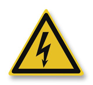 Brady 223307 Safety Sign, Hazard, Electrical Danger