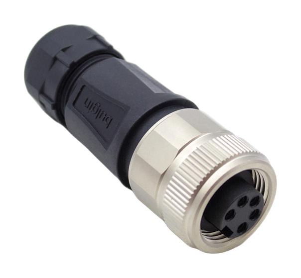 Bulgin Pxptpu78Fbf05Astm22 Sensor Connector, 7/8