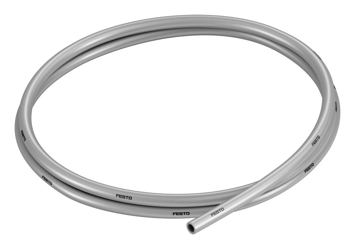 Festo Pun-H-6X1-Si Plastic Tubing, 10Bar, Pu, 50M, Silver