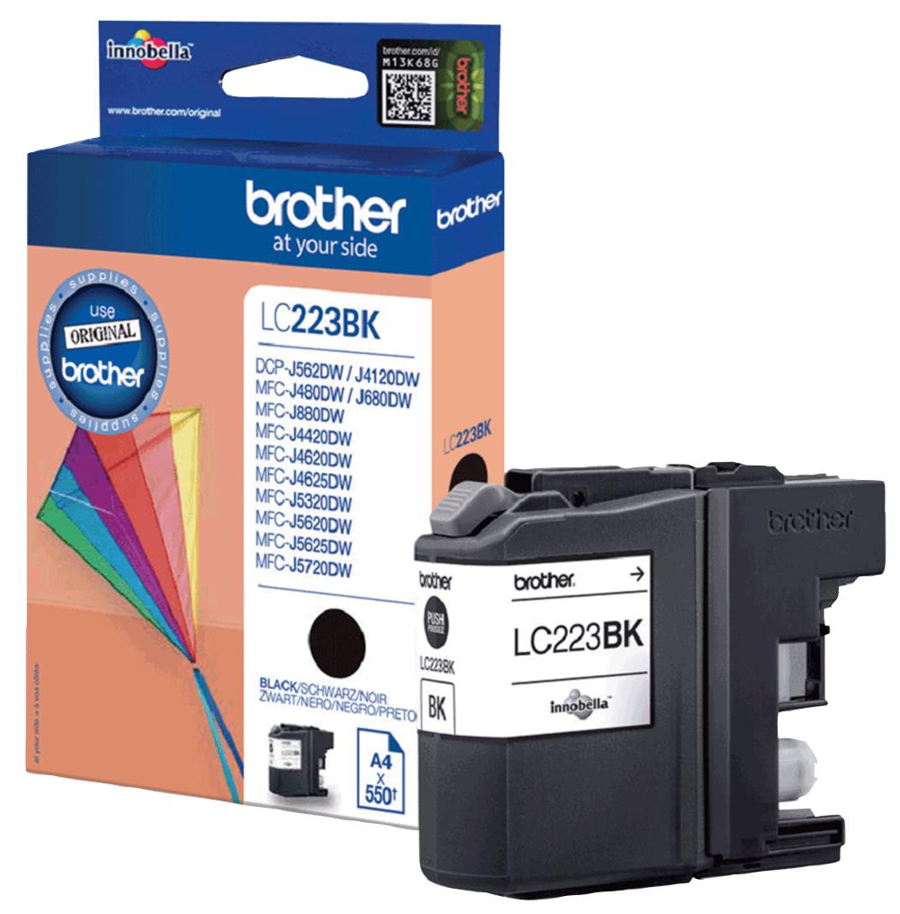 Brother Lc223Bk Ink Cart, Lc223Bk, Black, Brother