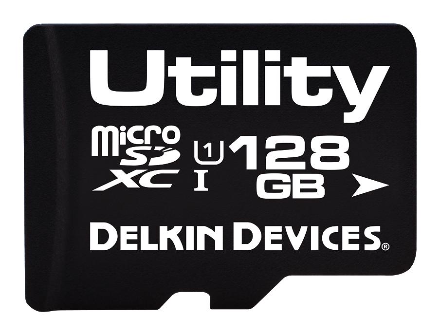 Delkin Devices S41Hfstml-U3000-3 128Gb 3D Microsd Card -25C - +85C Smart