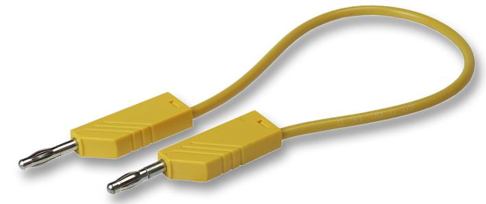 Hirschmann Test And Measurement 934094103 Test Lead, Yellow, 2M, 60V, 16A