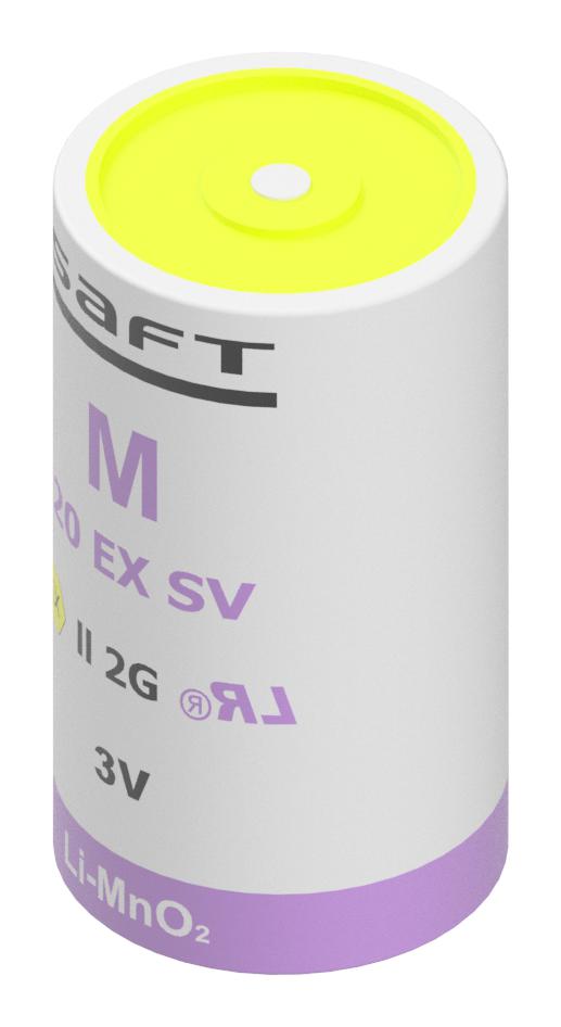 Saft M20Exsv Batt, Lithium Manganese Dioxide, 12.4Ah