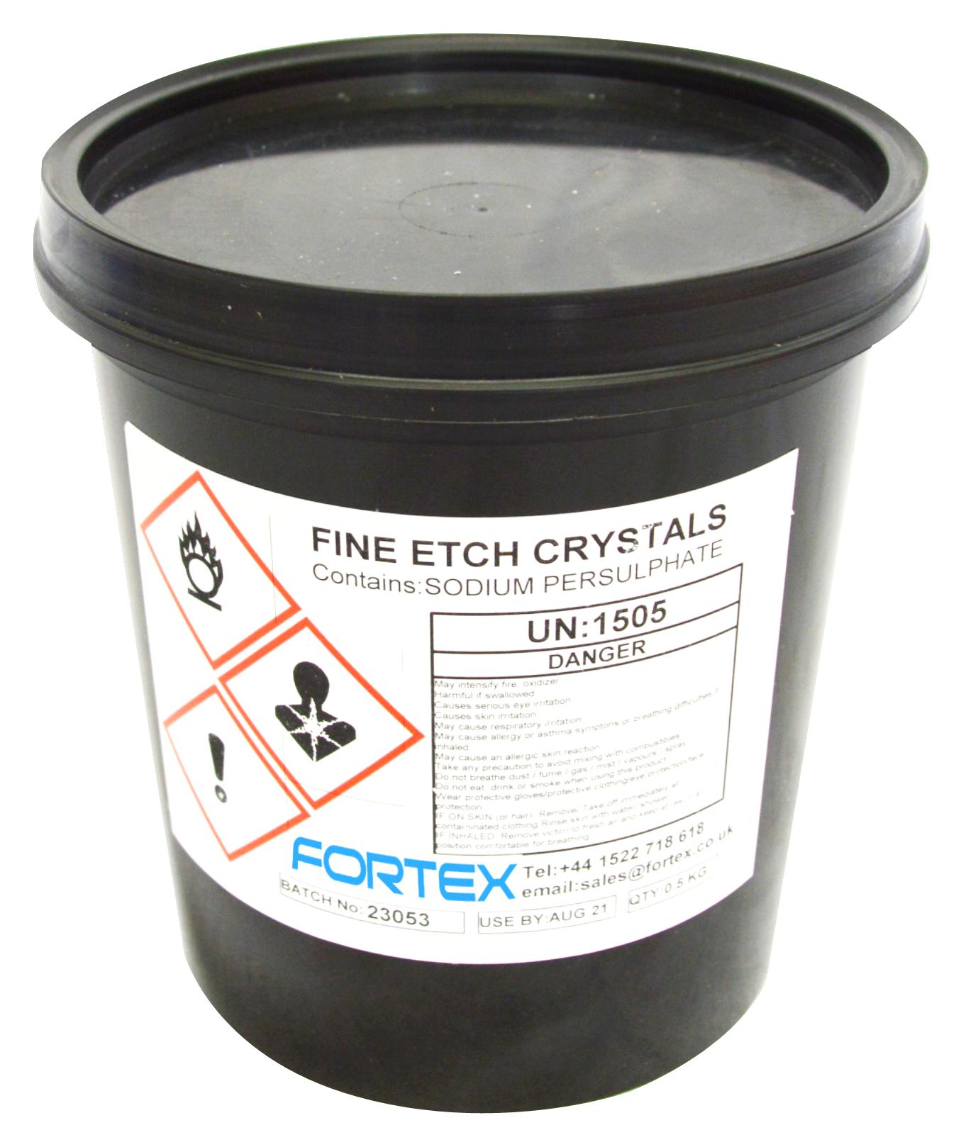 Fortex Soper-1Kg Fine Etch Crystal, Container, 1Kg