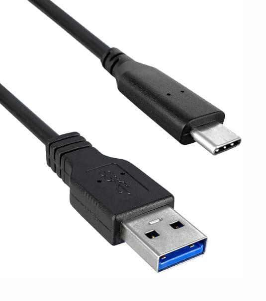 Qualtek Electronics 3023048-01M Usb Cable, 3.1 Type A-C Plug, 1M