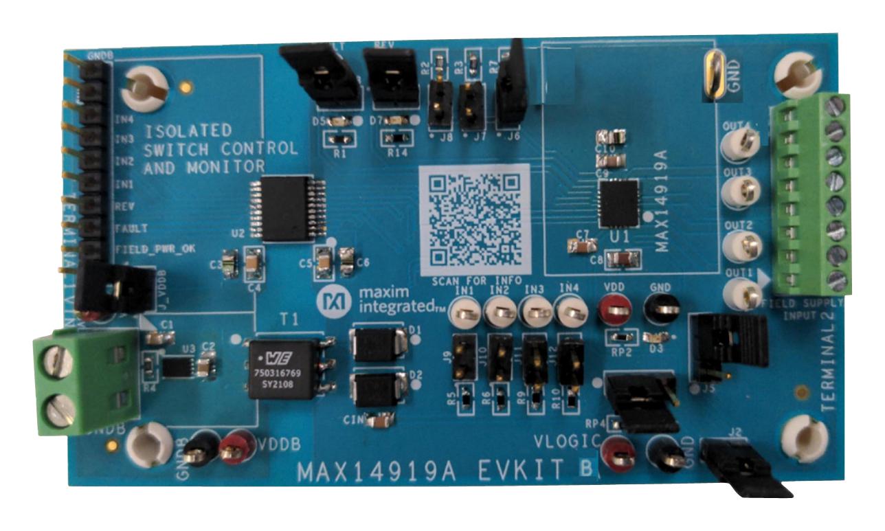 Maxim Integrated/analog Devices Max14919Aevkit# Evaluation Kit, Low Side Switch