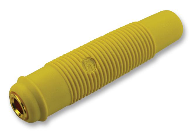 Hirschmann Test And Measurement 931804703 Socket, 4mm, Yellow, 5Pk, Kun 30