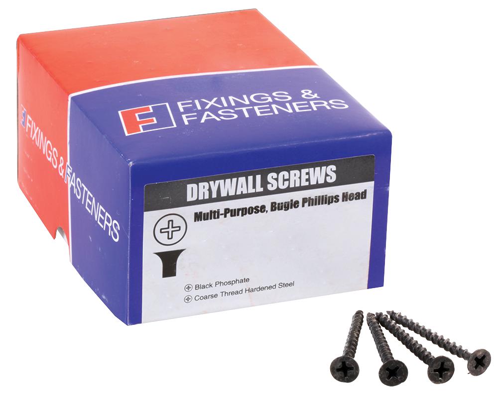 Forgefix 200Dws45Bp Drywall Screw Black 3.5 X 45mm Pk200