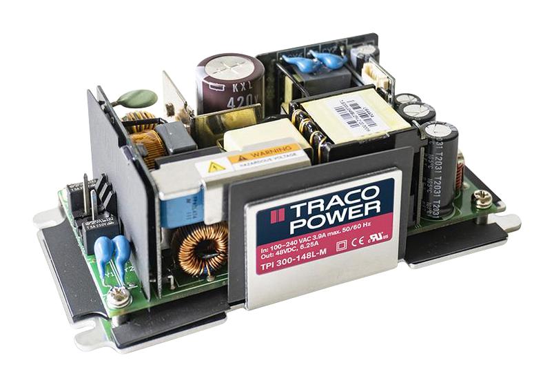 TRACO Power Tpi 300-148L-M Power Supply, Ac-Dc, 48V, 3.75A