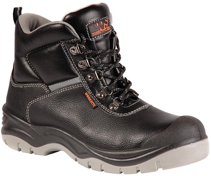 Worksite Ss609Sm 8 Terrain Safety Boot, Black, Size 8