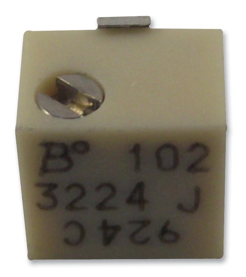 Bourns 3224J-1-202E Trimmer, Pot, 2K, 10%, 12Turn, Smd