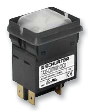 SCHURTER Ta35-Cbtwm100C0-Czm23 Circuit Breaker, 2P, 10A