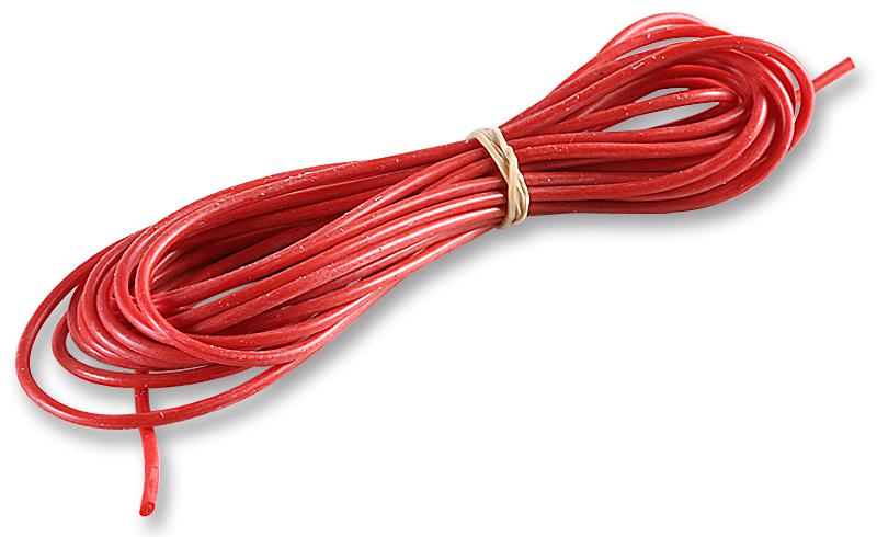 Staubli 61.7605-22 Wire, 5M, 0.5mm2, Copper, Red