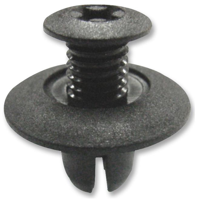 Duratool D01498 Snap Rivet, Nylon66, Pk100