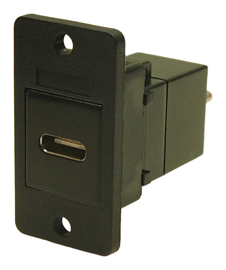 Cliff Electronic Components Cp30611X1 Usb Adapter, Type C Rcpt-Type C Plug