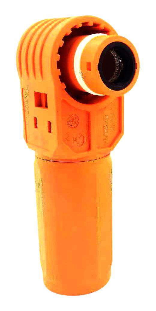 Amphenol Industrial Slphpb50Bsr2 High Pwr Connector, R/a Plug, Crimp, 200A/red