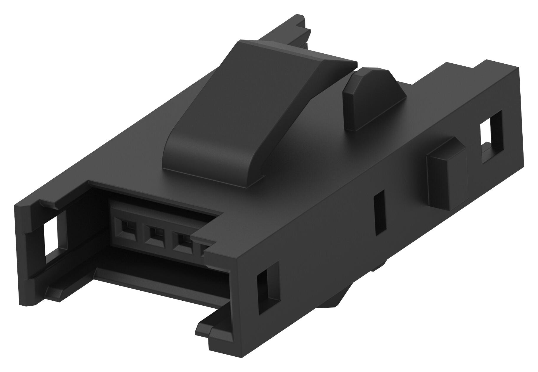 Te Connectivity 1473571-4 Junction Box, 4Pos, Thermoplastic, Black