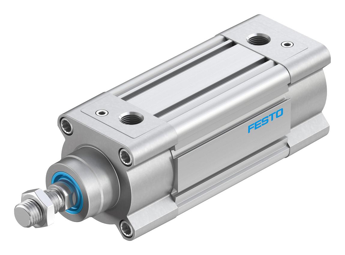 Festo Dsbc-63-70-D3-Ppva-N3 Cylinder, Dbl Acting, 63mm, 12Bar, 70mm