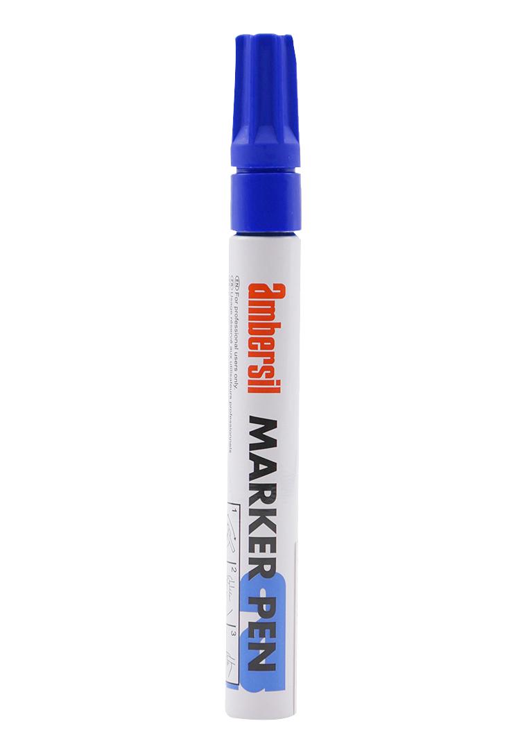 Ambersil Marker Pen Blue, 3mm Coating, Paint, Pen, Blue, 0.0215G