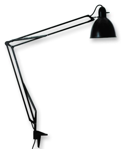 Glamox Luxo 8155-160-2 Light Desk, Black