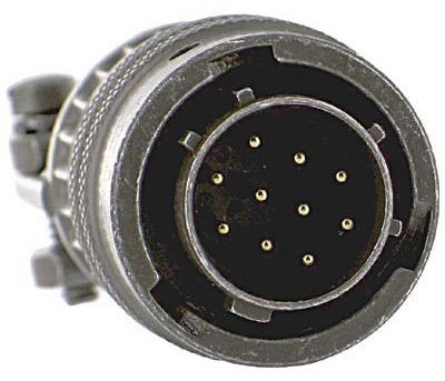 Amphenol Industrial Pt06A12-10P(Sr) Circular Connector Plug Size 12, 10 Position, Cable