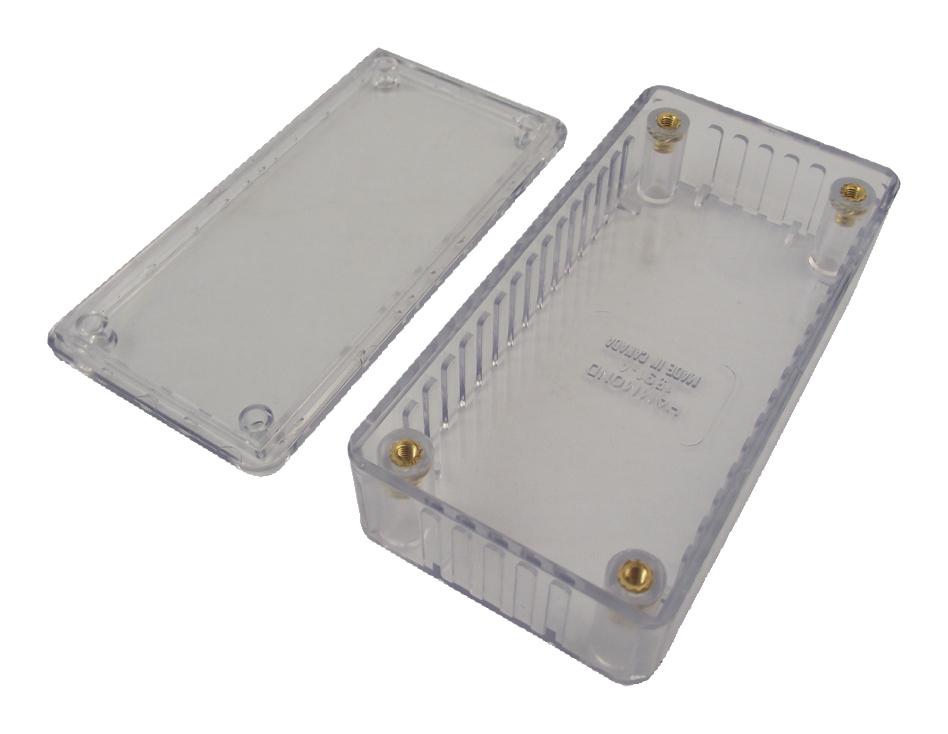 Hammond 1591Etcl Translucent Enclosure, Clear 191X110X57