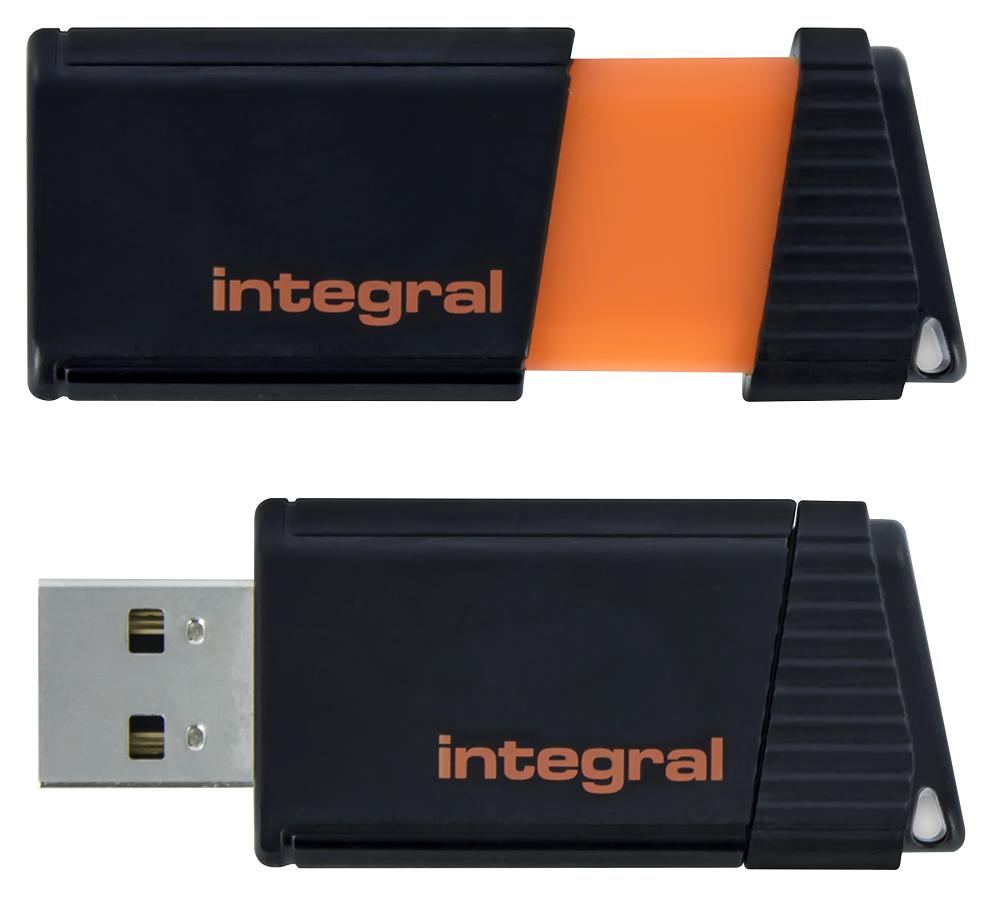 Integral Infd32Gbpulseor 32Gb Usb Pen Drive Usb 2.0 Orange