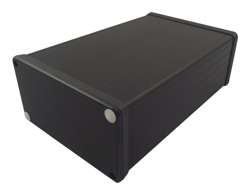 Hammond 1455N1601Bk Box, Black, Aluminium End Plate