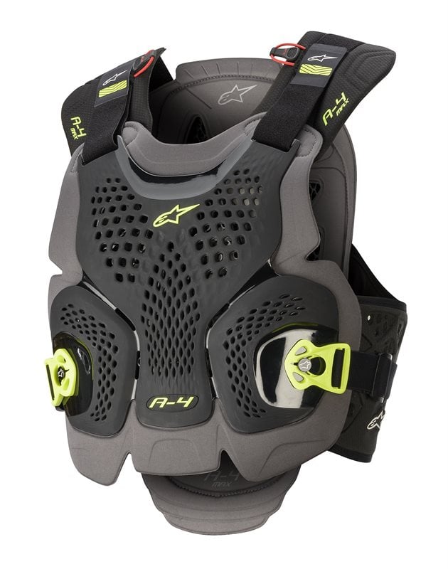Alpinestars A-4 Max Black Anthracite Yellow Fluo Size XS-S