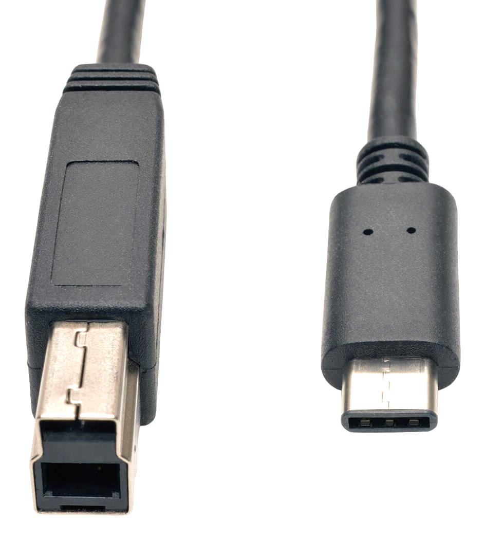 Eaton Tripp Lite U422-003-G2 Usb Cable, 3.1 Type C-Type B Plug, 0.9M