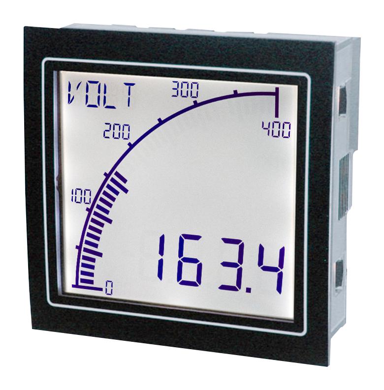 Trumeter Apm-Volt-Apo. Panel Meter, 4Digit, 24V, Positive Lcd