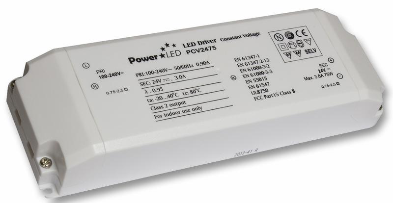 Sunpower Pcv2475 Led Driver C/v 24V 75W