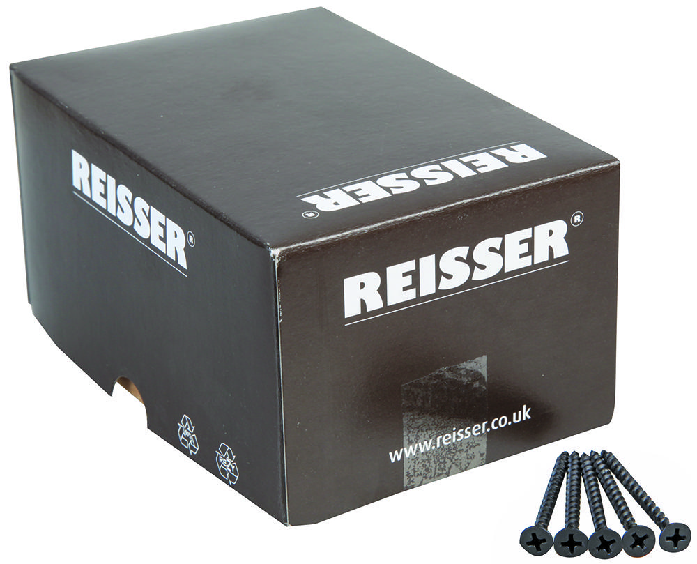 Reisser Dwsb35025-8 Drywall Screws - Black 3.5 X 25mm (1000)