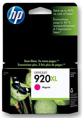 Hewlett Packard Cd973Ae Ink Cartridge, Hp920Xl, Magenta