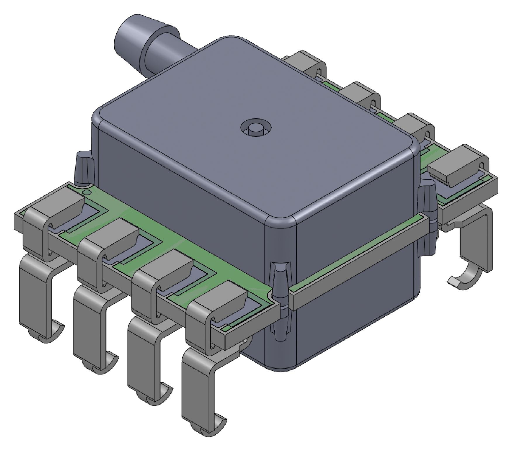 Amphenol All Sensors Elvh-005D-Hrnj-I-N3A4 Pressure Sensor, 5Psi, Differential, I2C