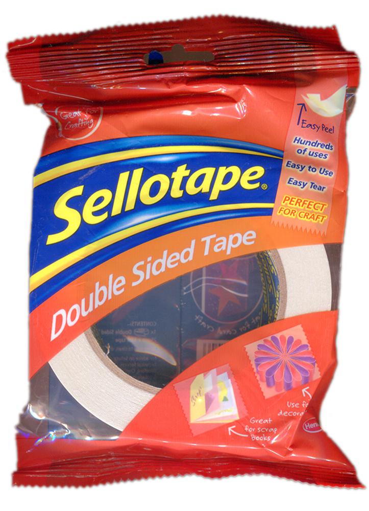 Sellotape H3947052 Tape, Double Sided, 25mm x 33M