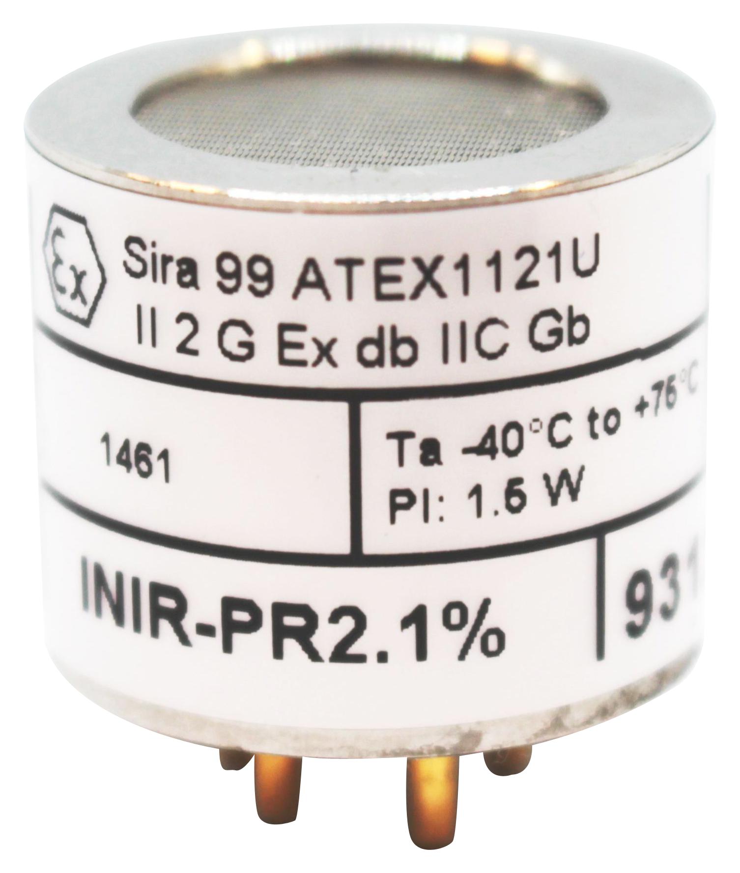 Amphenol SGX Sensortech Inir-Pr2.1% Gas Detect Sensor, Propane, 100Ppm, Inir