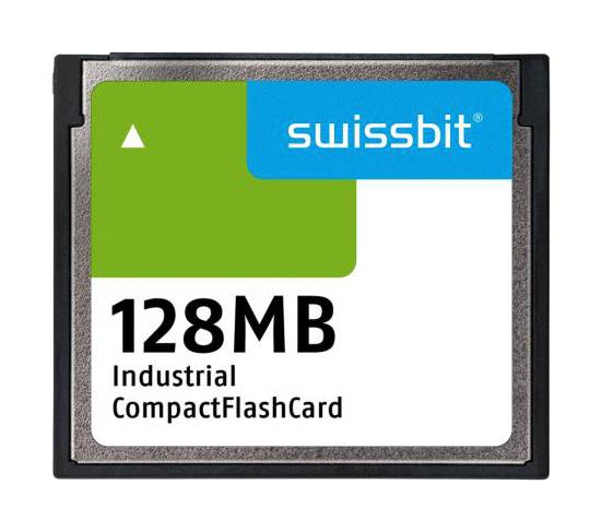 Swissbit Sfcf0128H1Bk1Wi-I-Ms-513-Std Compact Flash Memory Card, 128Mb