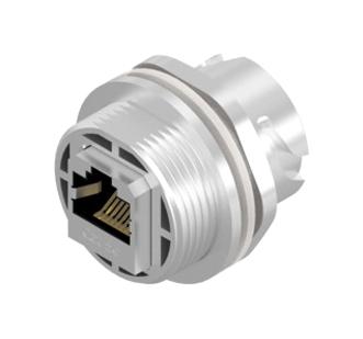 Amphenol Conec 17-101754 In-Line Coupler, Rj45 Jack, 8P8C, Cat5E