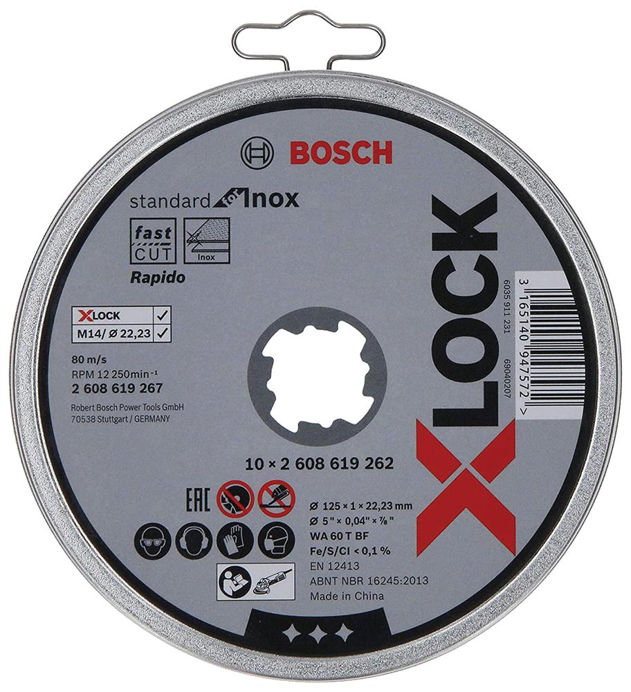 Bosch Professional (Blue) 2608619267 Grinding Disc, 80Mps, 22.23mm Bore