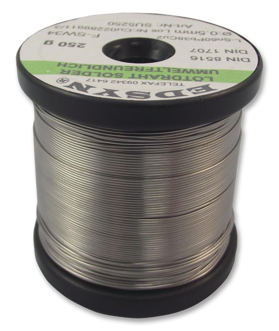 Edsyn Su5250 Solder Wire, Fsw34, 0.5mm, 250G