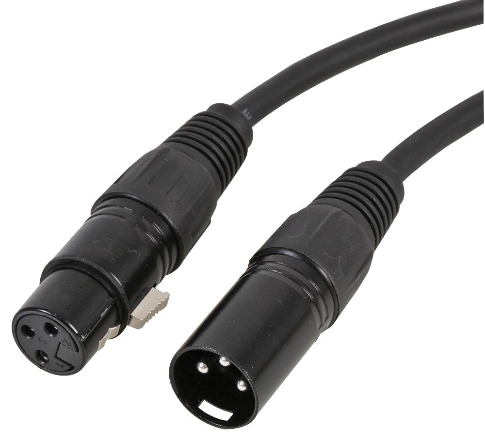 Pulse Pls00587 Mic / Patch Lead, 3P Xlr Black, 2M