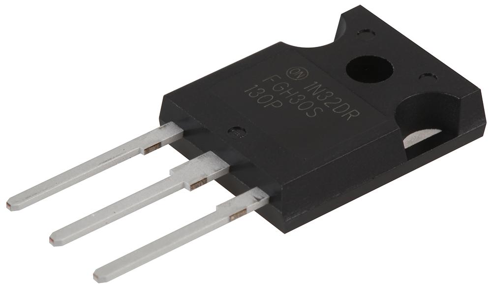 onsemi Fgh30S130P Igbt, 1.3Kv, 60A, 175Deg C, 500W