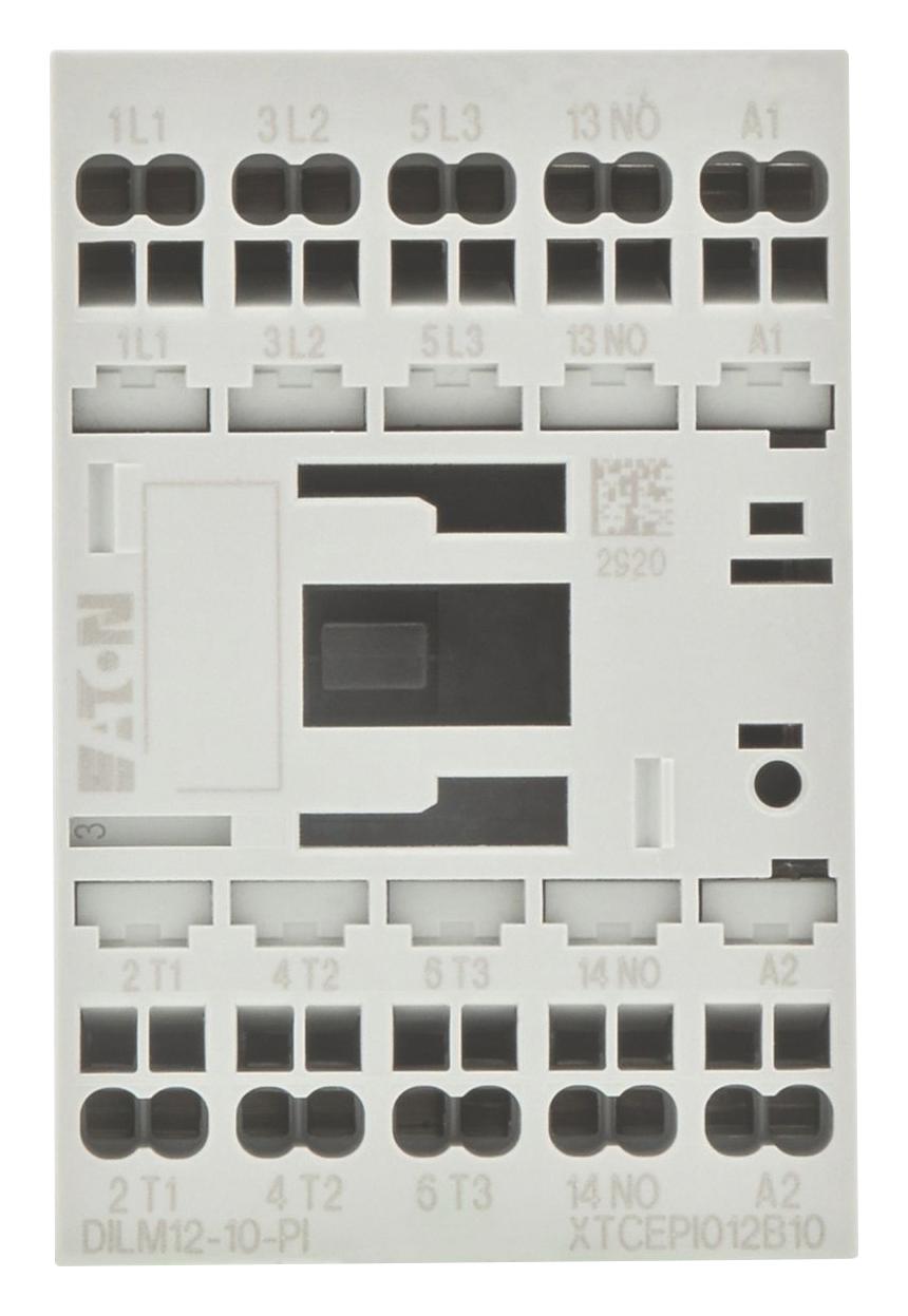 Eaton Moeller Dilm12-10(220V50/60Hz)-Pi Contactor, 3Pst-No, 220Vac, Din/panel