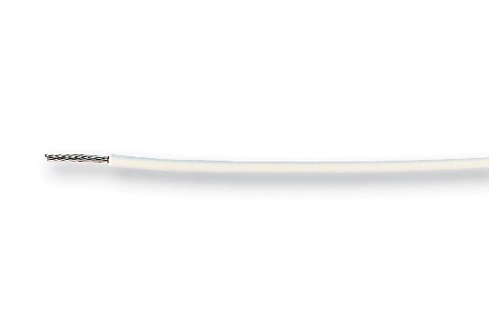 Raychem / Te Connectivity 55A0111-22-9 Wire, 100M, 22Awg, Copper, White