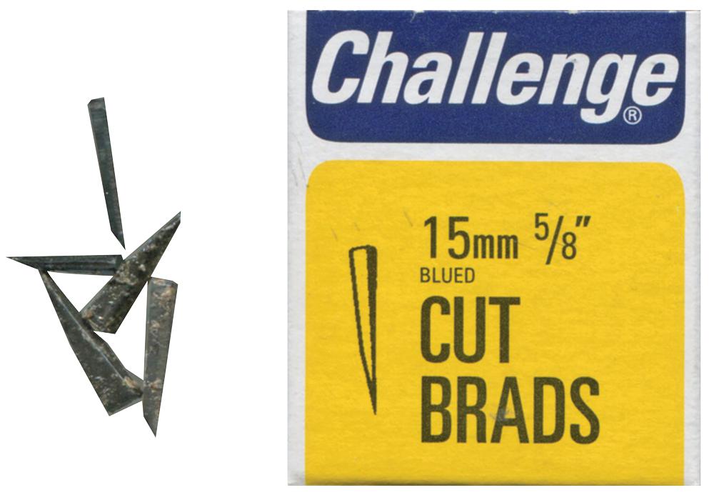 Challenge 11406 Brads Blued, 15mm (40G)